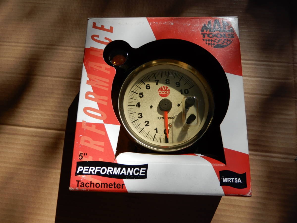 Vintage MAC TOOLS Tachometer with Shift Light – New Old Stock (NOS) Rare