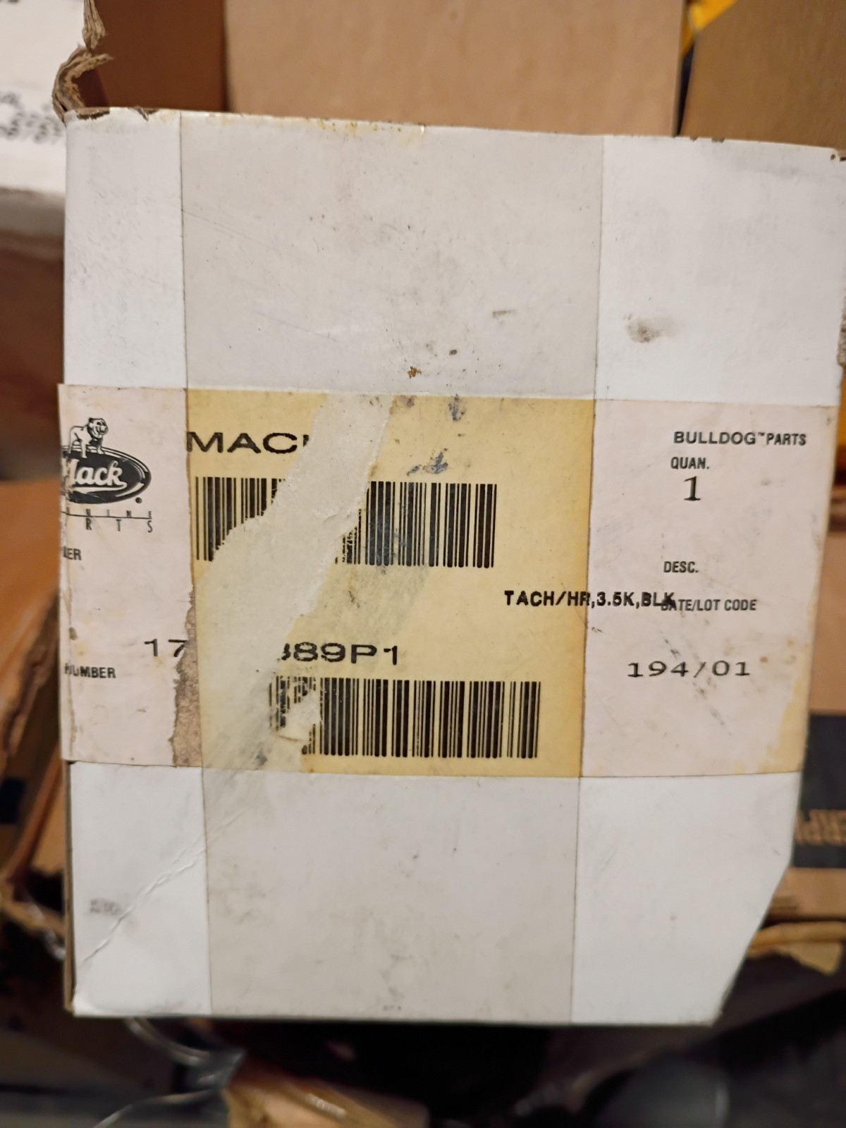 Mack Tachometer Bulldog New