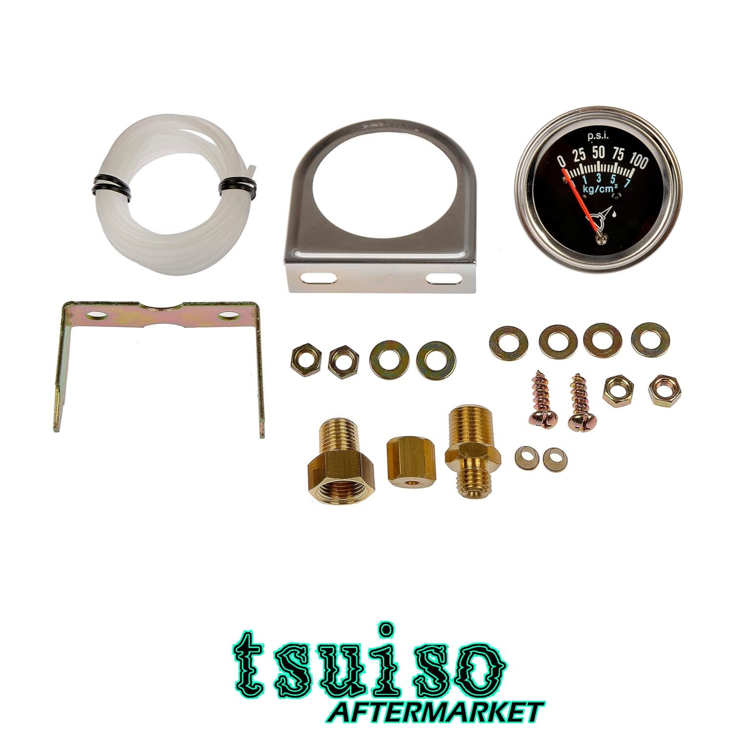 Engine Oil Pressure Gauge Kit – Universal Fit, All Hardware Included, Easy Setup
