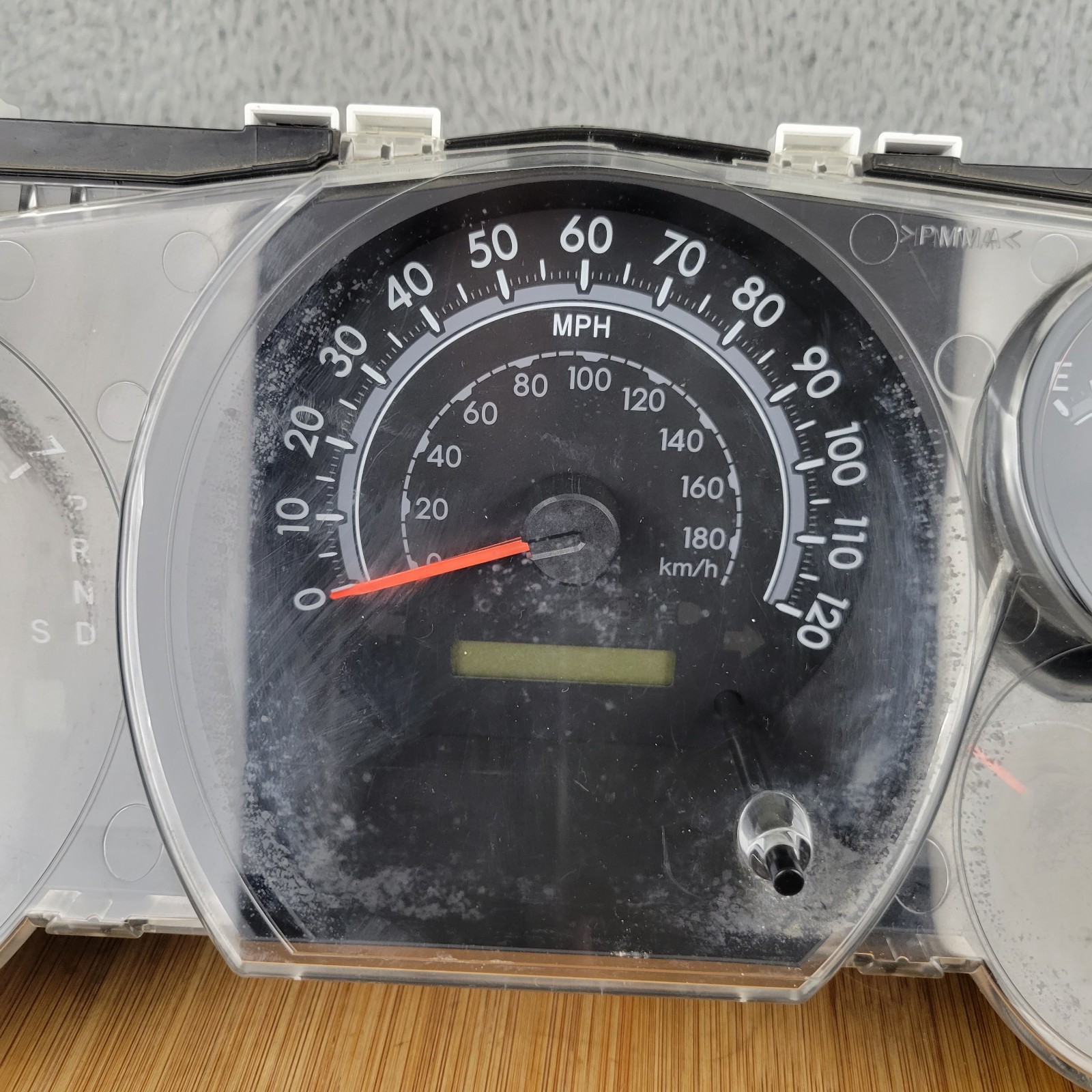 Gauge Cluster Speedometer SR5 5.7L V8 2WD 769166-280A OEM 2008 Toyota Tundra