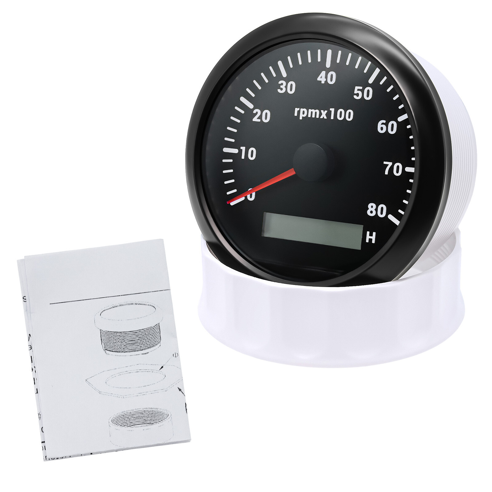 6 Gauge Set 85mm GPS Speedometer 200MPH Tachometer for Marine Boat Car Truck ATV