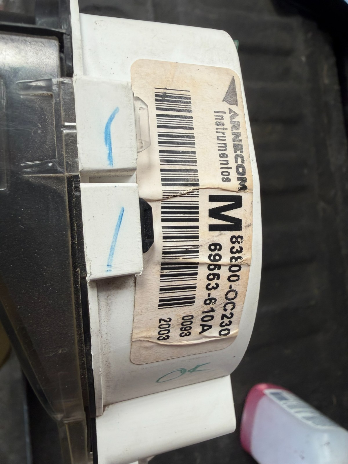 Speedometer MPH Cluster 8 Cylinder With Tachometer 2000- 2004 TUNDRA 659335