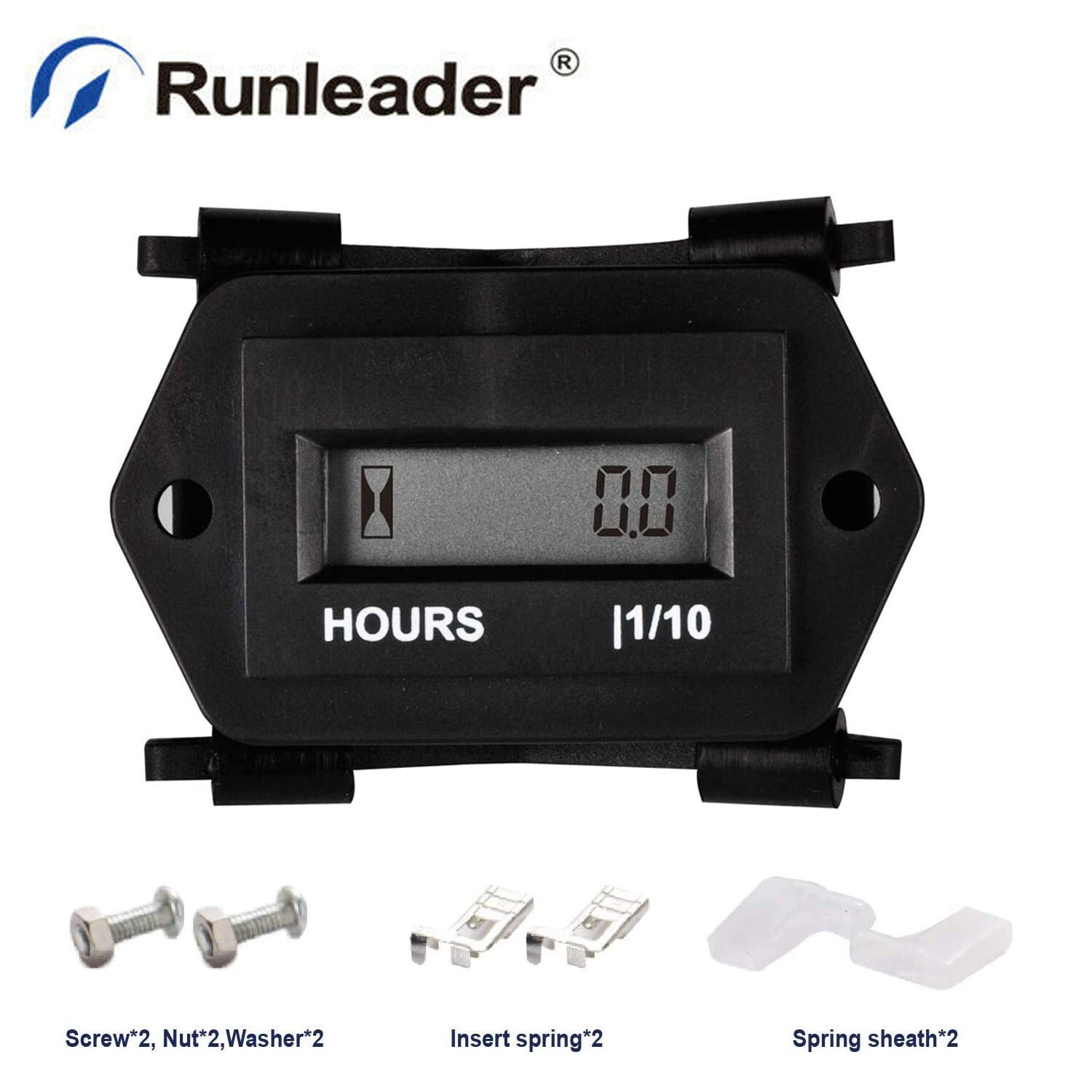 DC 4.5V 6V 8V 12V 36V 48V 60V Digital Hour Meter For Outdoor Generators Engine