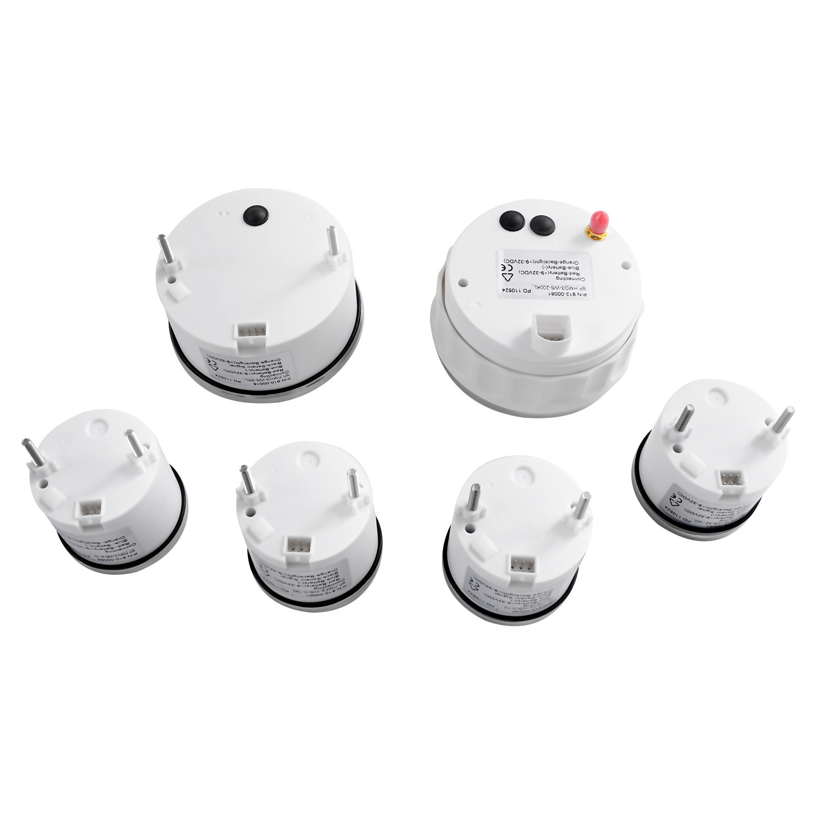 Universal 6 Gauge Kit GPS Speedometer Fit Car Marine Boat Truck Yacht Waterproof