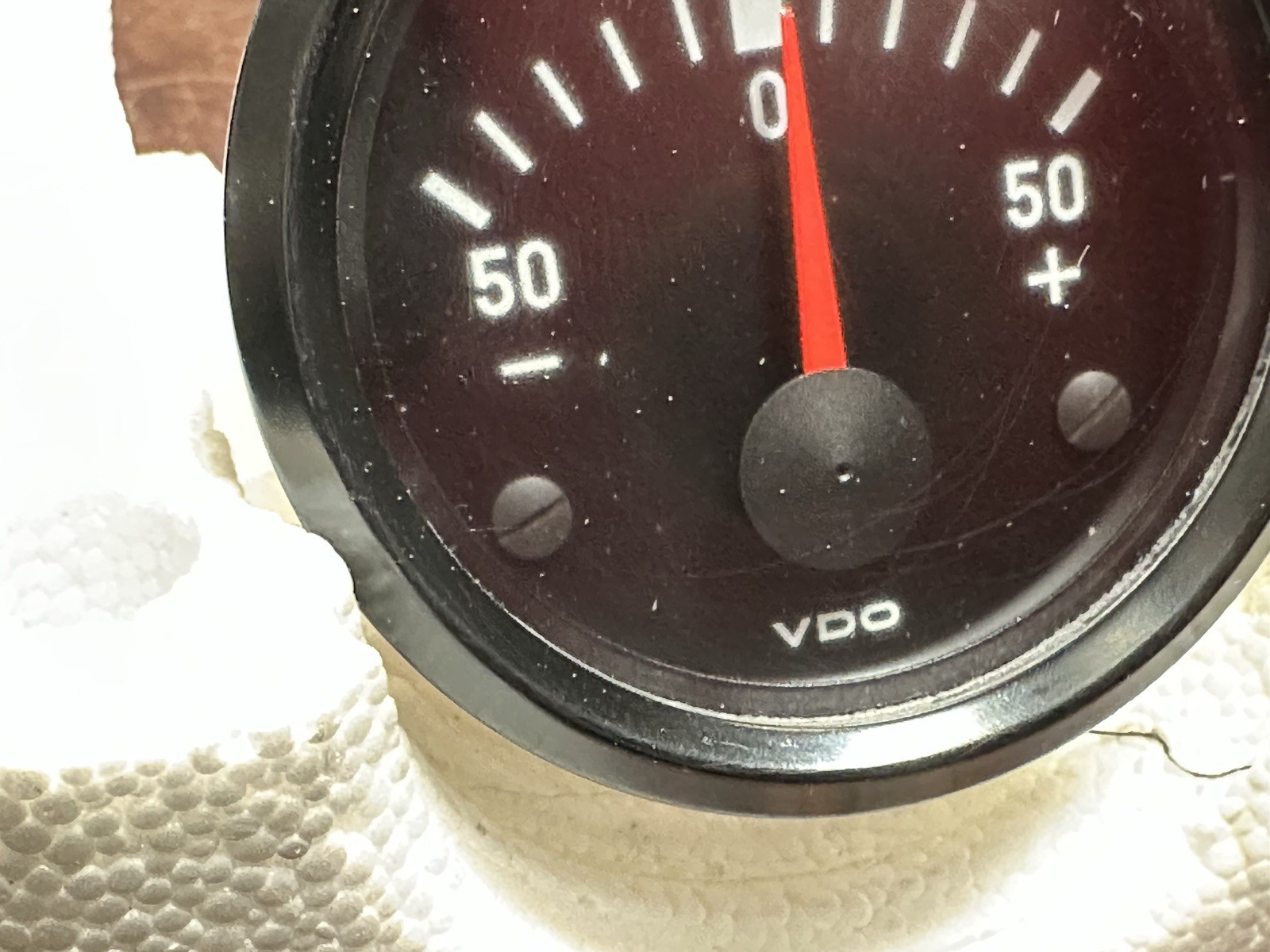 NOS VDO Amperemeter Amp Gauge Audi BMW Fiat NSU Opel Volvo VW 52mm 190.00403902