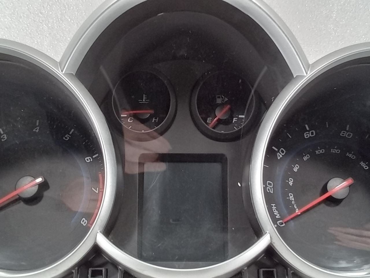 2013-2014 Chevrolet Cruze 7251 Speedometer Gauge Cluster MPH Black 95129378