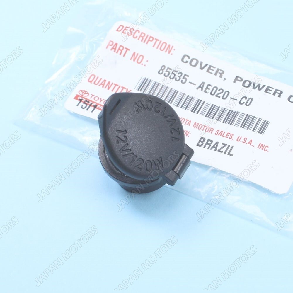 85535-AE020-C0 New Genuine OEM Toyota 2004 – 2014 Power Outlet Plug Cover SIENNA