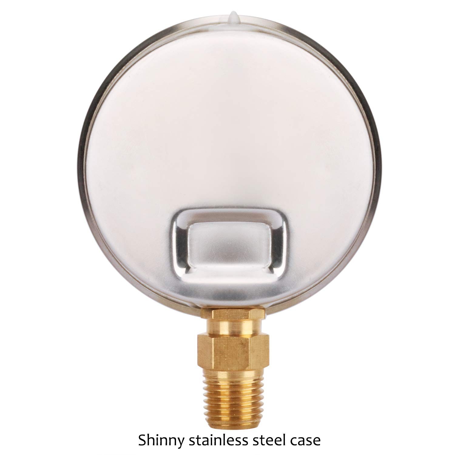 Accurate 2-1/2″ Pressure Gauge – Glycerin Filled, 0-200psi, Lower Mount Design