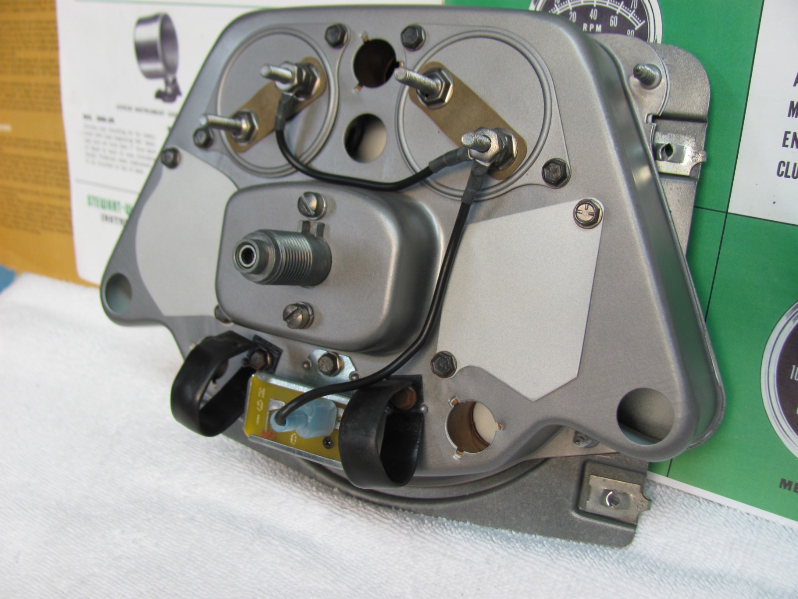 Stewart Warner Green Line Gauges With Speedometer Special One-Off build Bronco