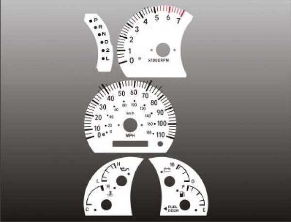 White Face Gauges for 2001-2004 Toyota Tundra