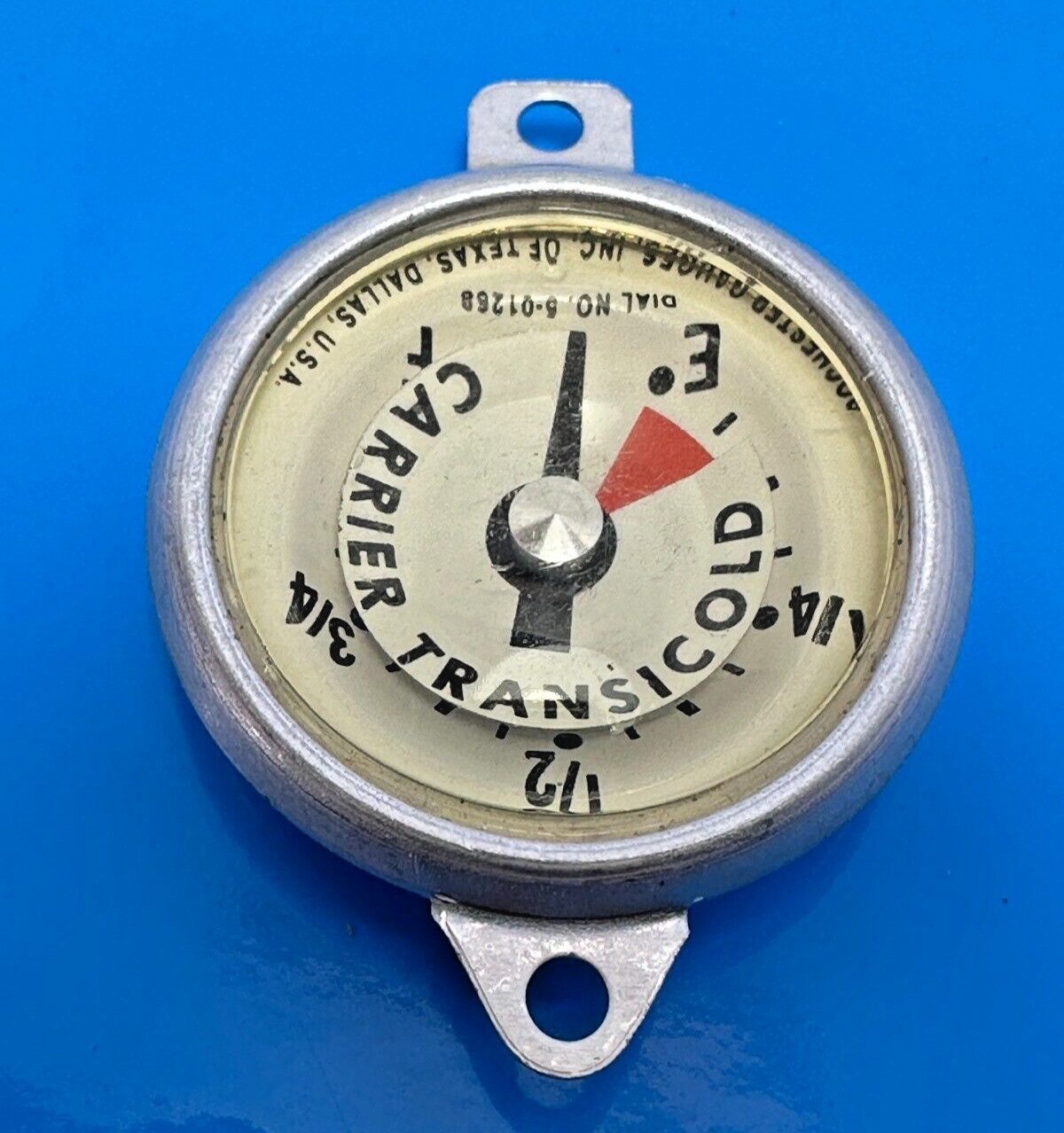 Rochester Gauges Inc. 1.5″ Carrier Transicold Dial No. 5-01268 E 1/4 1/2 3/4 F