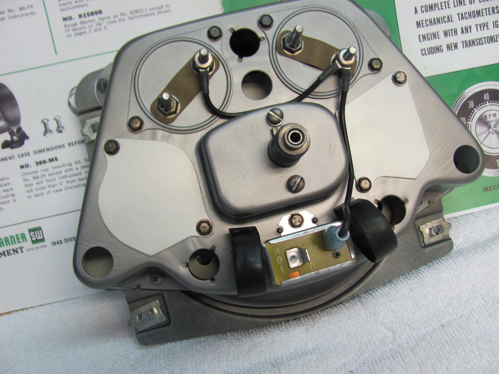 Stewart Warner Green Line Gauges With Speedometer Special One-Off build Bronco