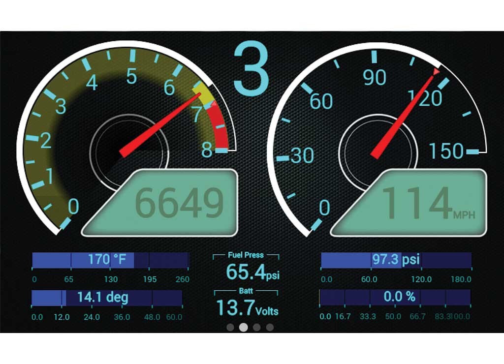 Holley 553-106 EFI 7″ Digital Dash Tuning Display