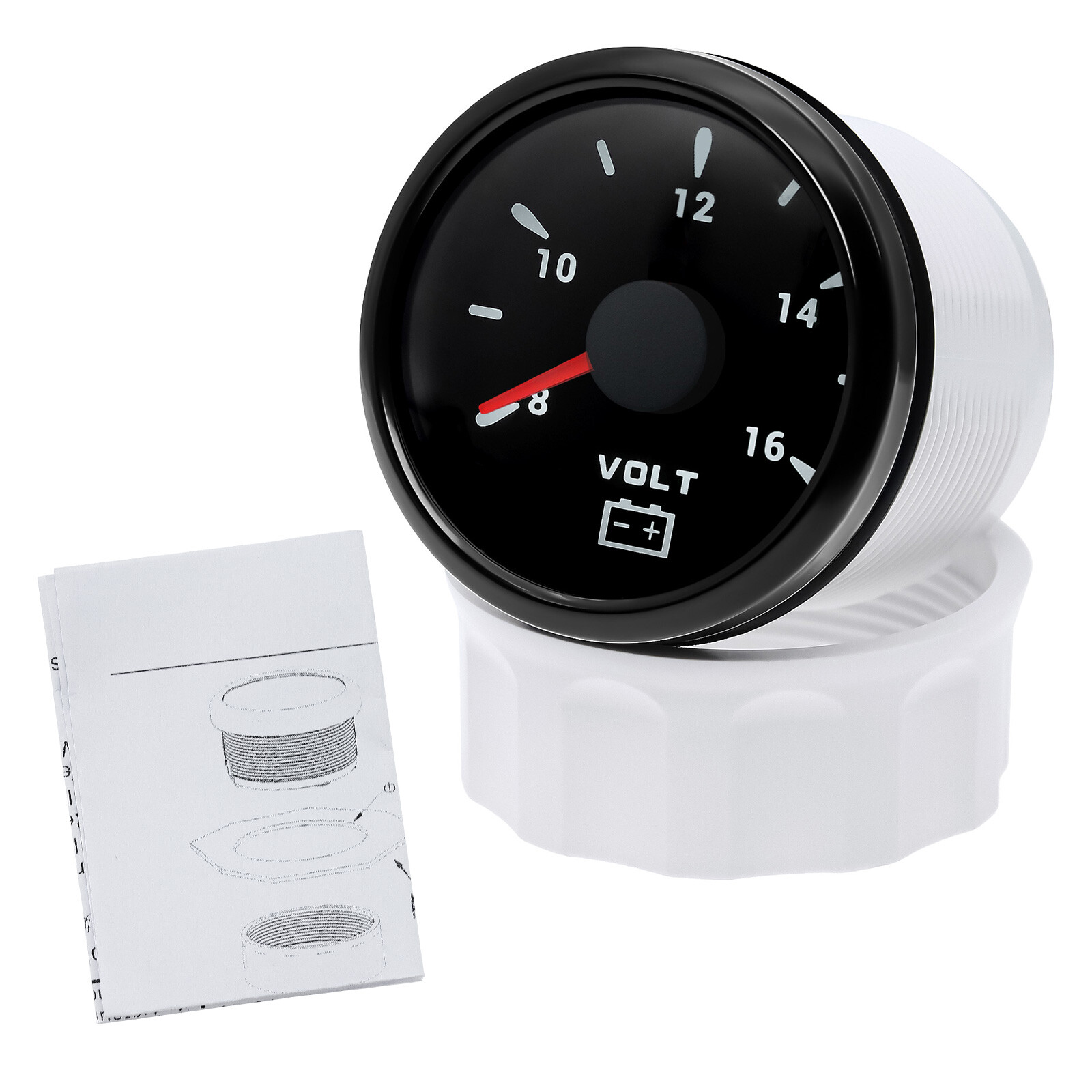 8 Gauge Set 85mm GPS Speedometer 160MPH Tacho 52mm Fuel/Volt/Oil/Temp/Trim/Clock