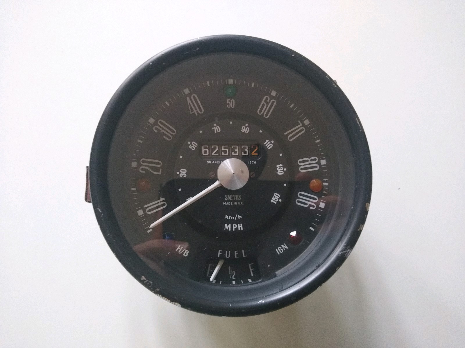 Vintage Classic BMC Smiths Centre Speedometer Mini MK 2/3 Models (SN4421/115SA)