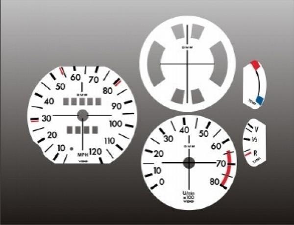 White Face Gauges for 1973-1976 BMW 2002