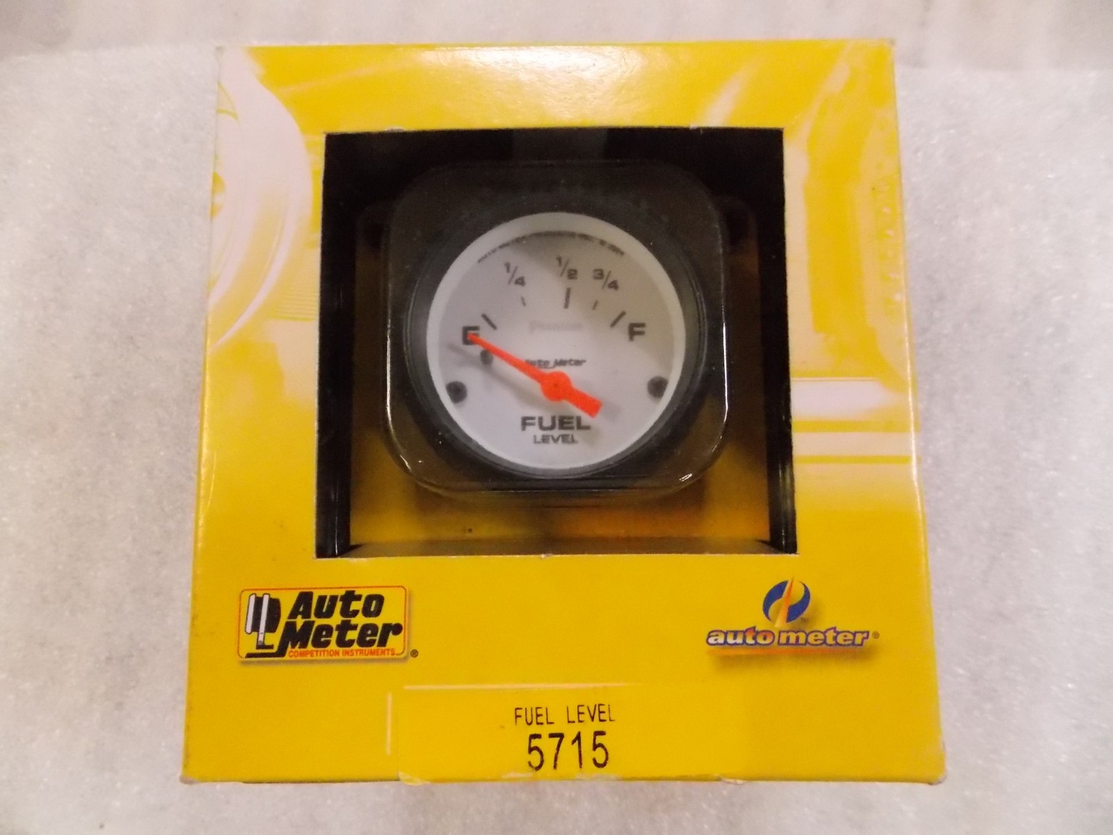 AutoMeter Phantom Fuel Level Gauge #5715, 2-1/16″, 73 Ohms Empty/10 Ohms Full