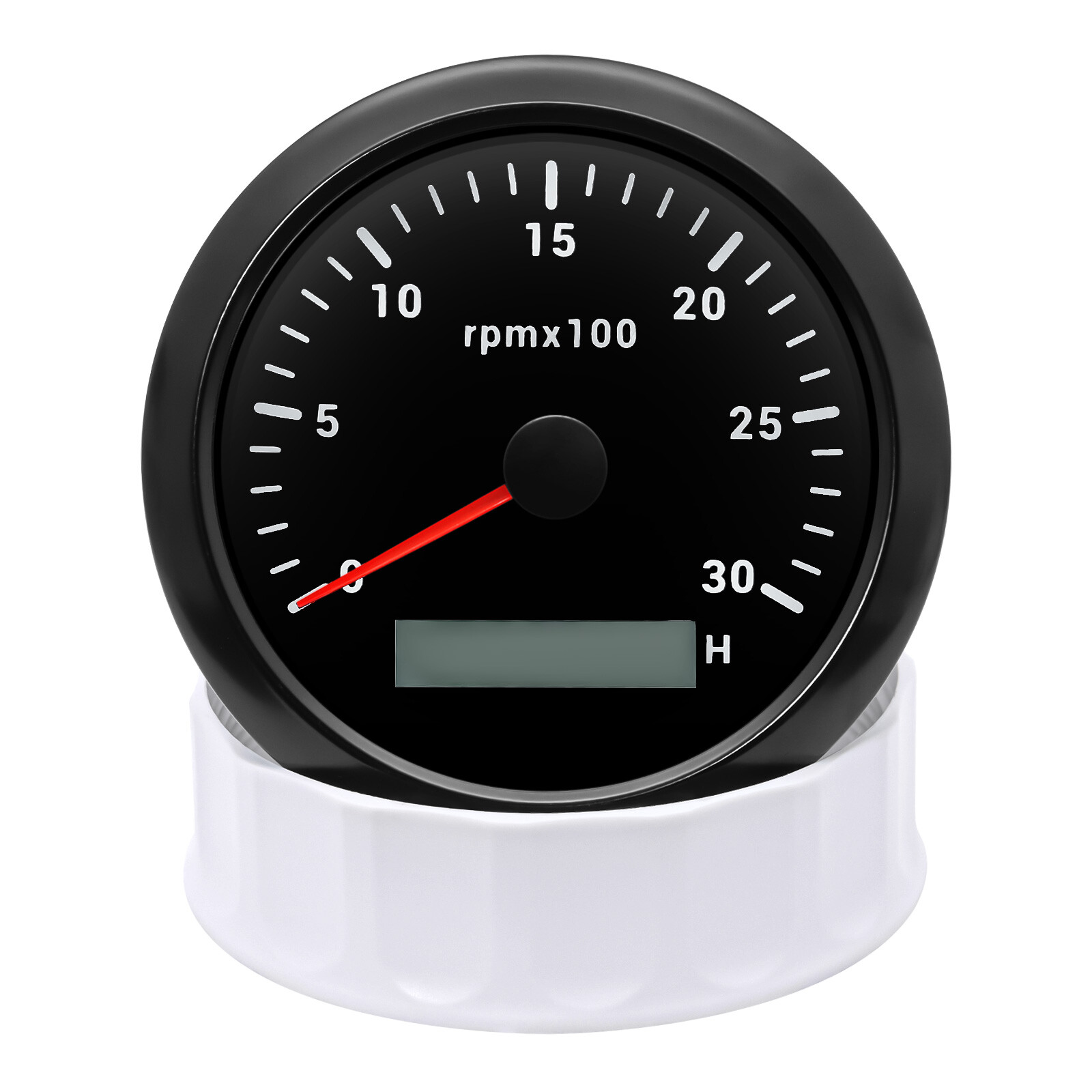 85mm Diesel Engine Tachometer 0-3000RPM Tacho Gauge With Tacho Adapter Sensor US
