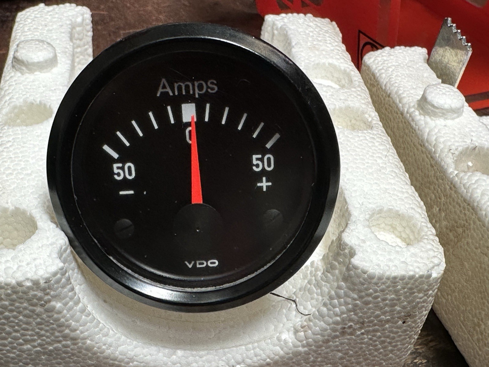 NOS VDO Amperemeter Amp Gauge Audi BMW Fiat NSU Opel Volvo VW 52mm 190.00403902