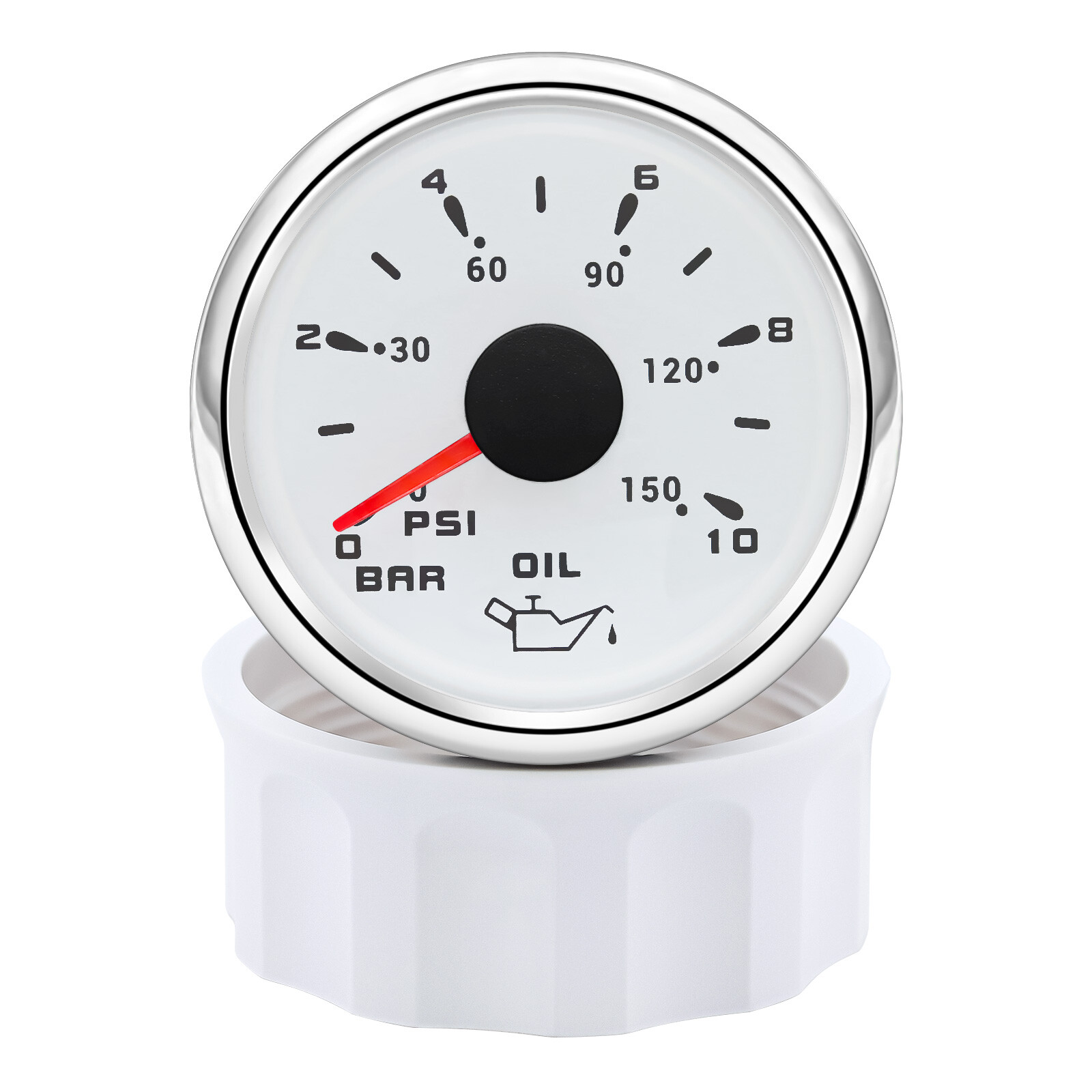 8 Gauge Set 85mm White GPS Speedometer 120MPH Tacho 8000RPM Gauge for Boat Car