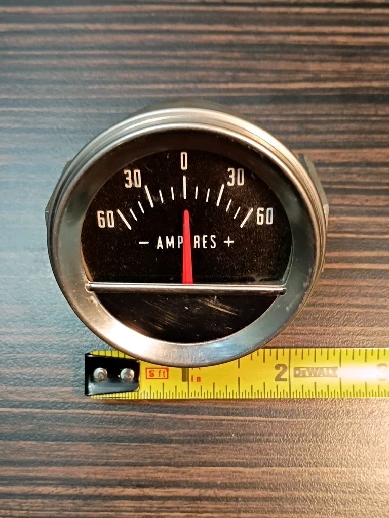 Dixco Made In USA Vintage 60-60 Amp 2″ Gauge – Cast Metal Case