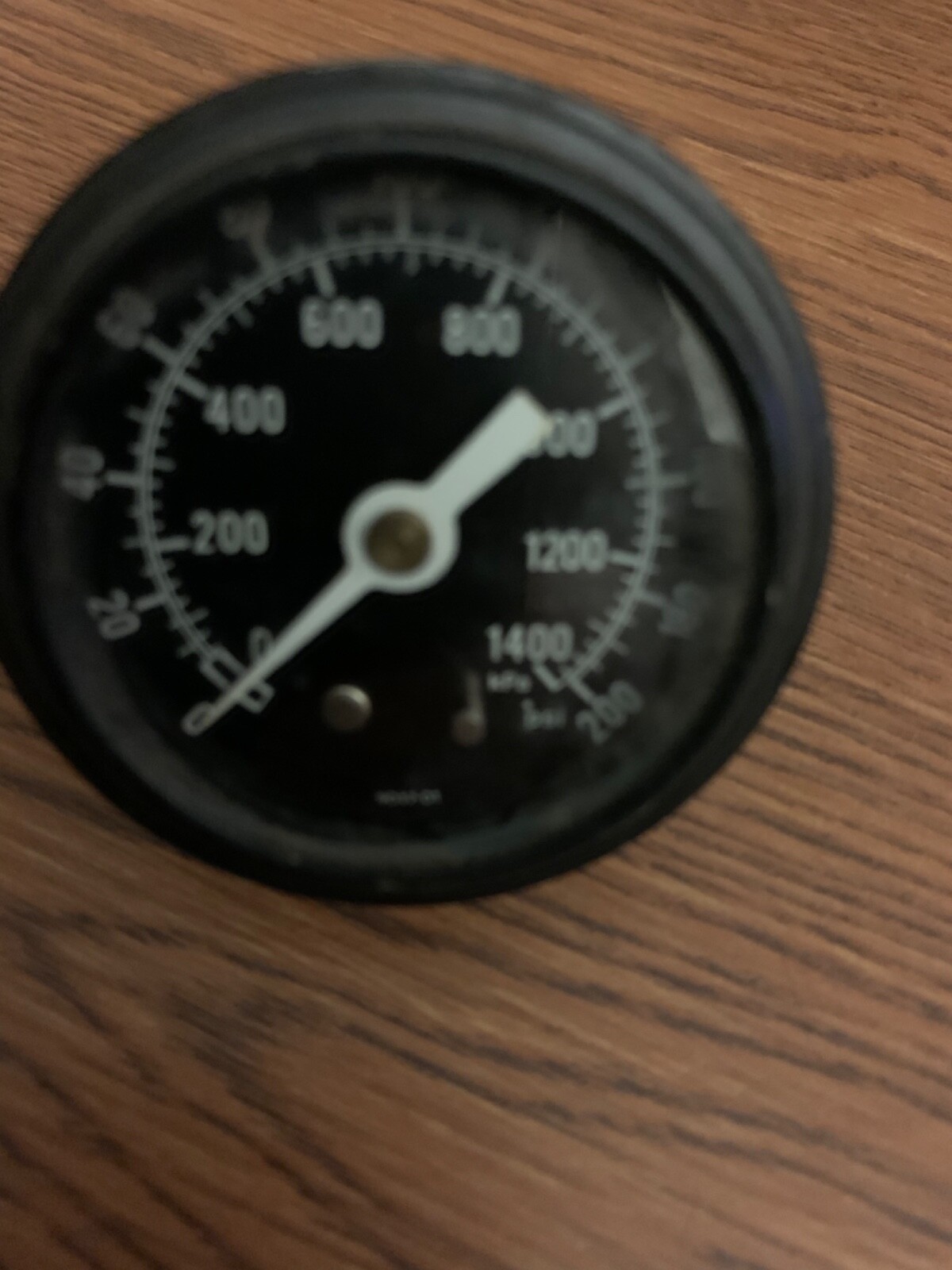 Vintage 2″ Pressure Gauge 0-200 psi