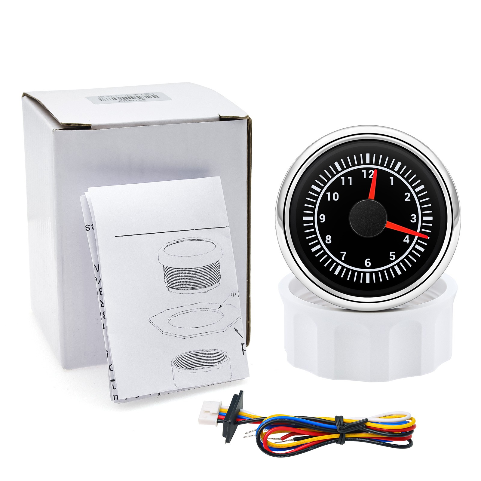 8 Gauge Set 85mm GPS Speedometer 120MPH&tacho 8000RPM Gauge for Boat Waterproof