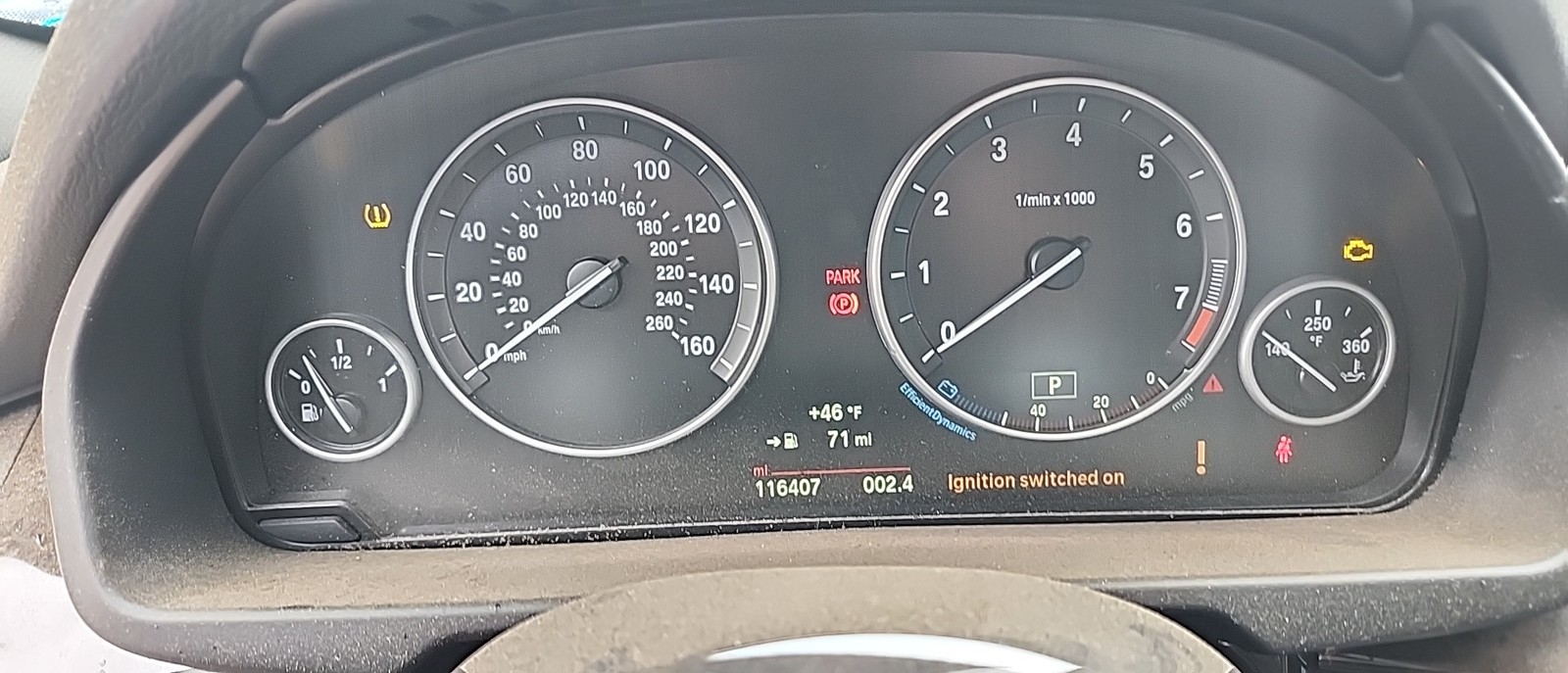 2018 X5 OE Speedometer Gauge Cluster 116K Miles BMW