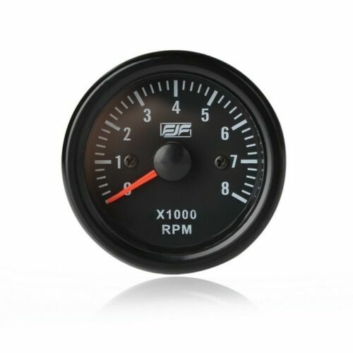 2 inch 52mm Electrical Tachometer Gauge for 0-8(x1000) RPM LED Display