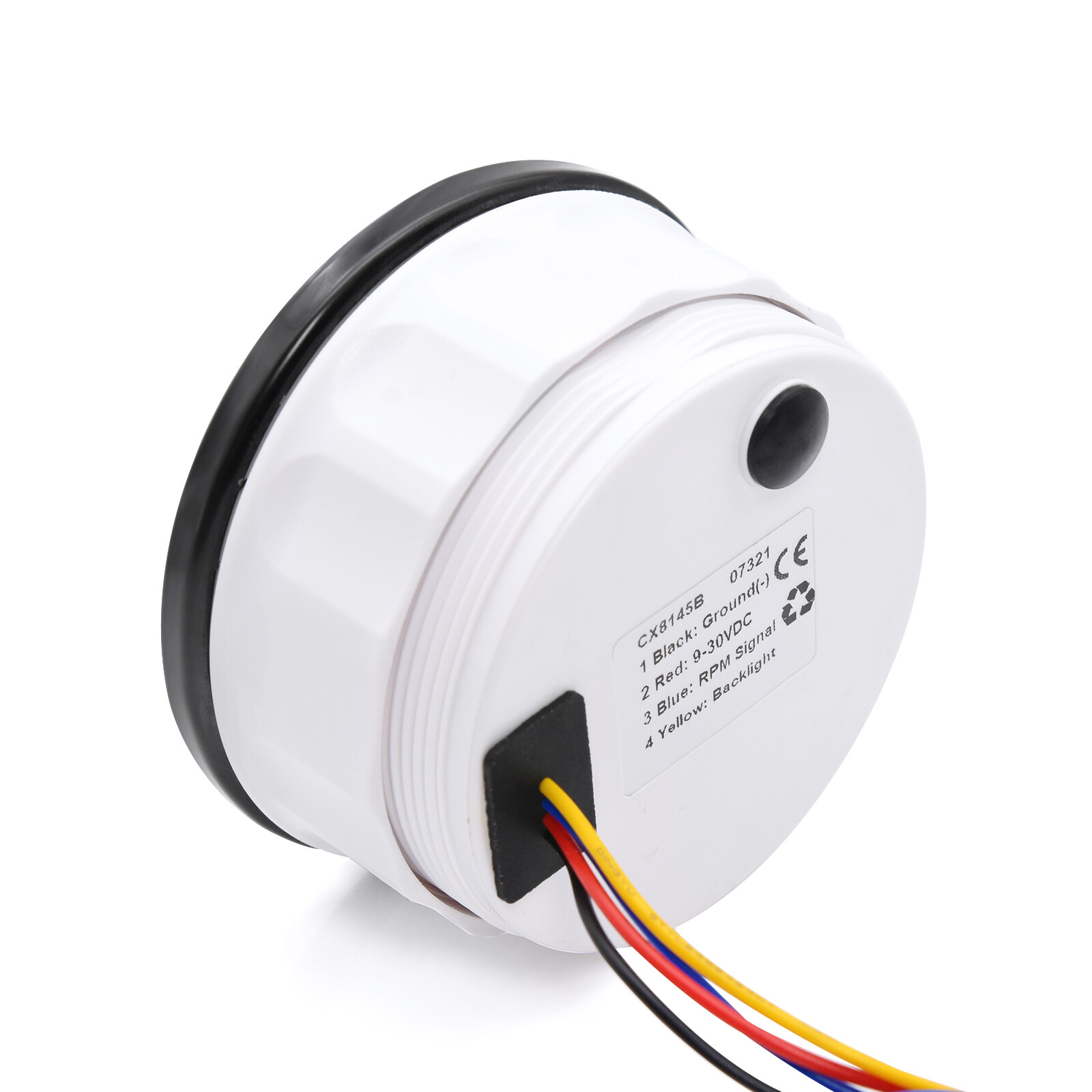 85mm Diesel Engine Tachometer 0-3000RPM Tacho Gauge With Tacho Adapter Sensor US