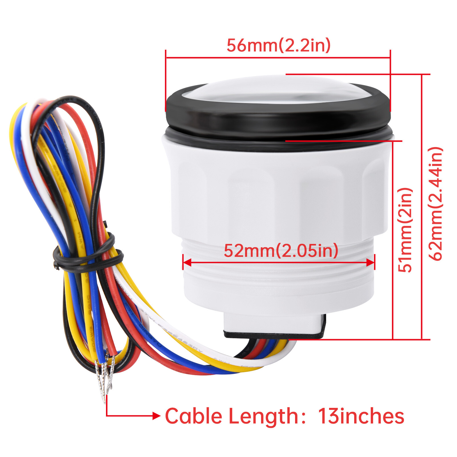 8 Gauge Set 85mm Black GPS Speedometer 120MPH&Tacho 8000RPM Gauge For Boat Car