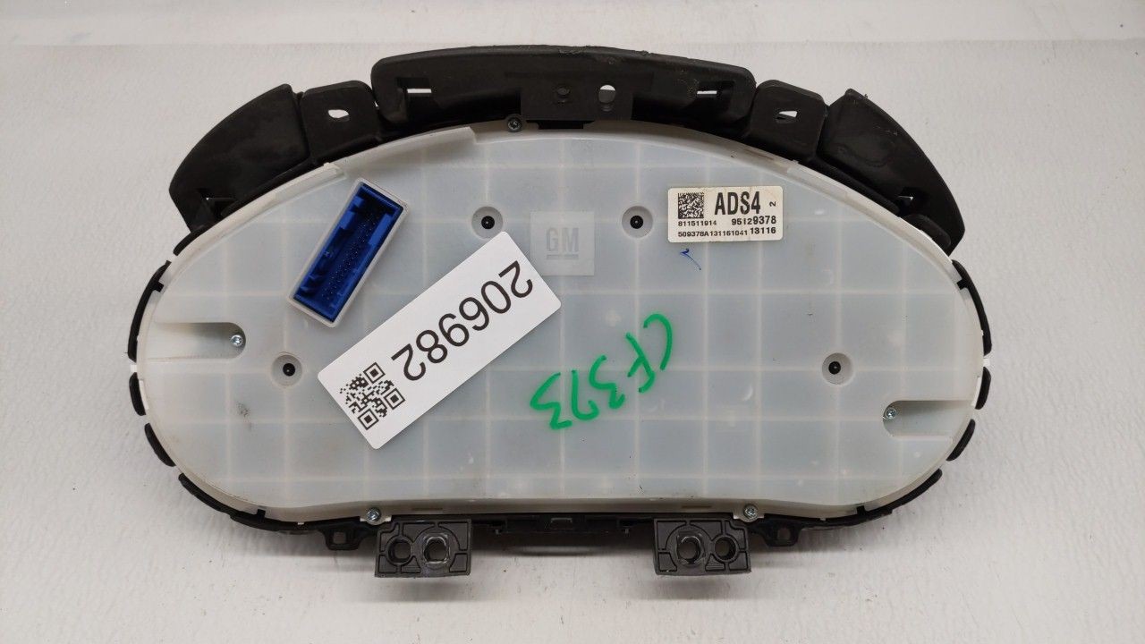 2013-2014 Chevrolet Cruze Speedometer Instrument Cluster Gauges 95129378 EX2HK