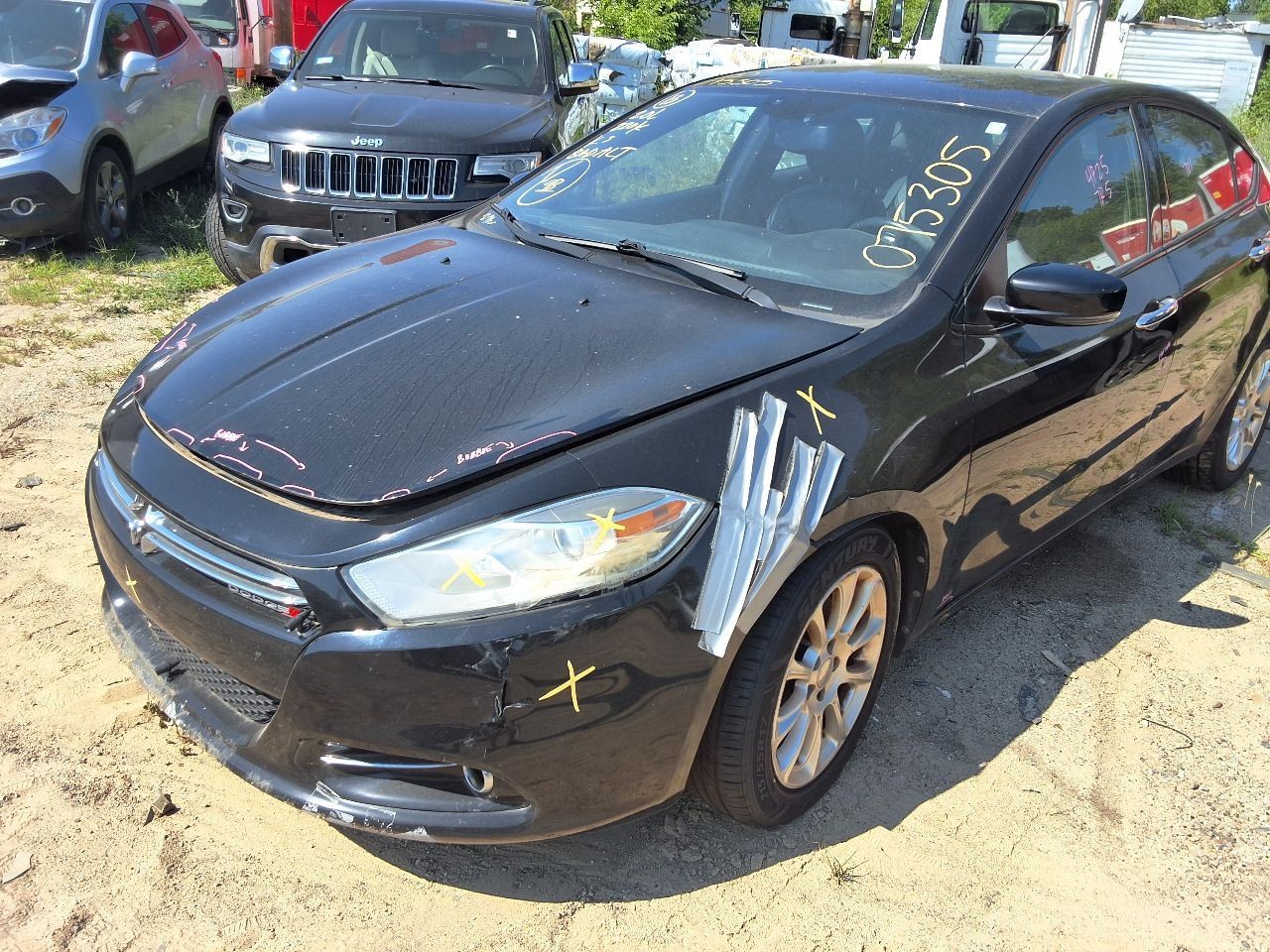 Speedometer Cluster KPH 240 Digital ID 5091894AE Fits 13 DART 1375608
