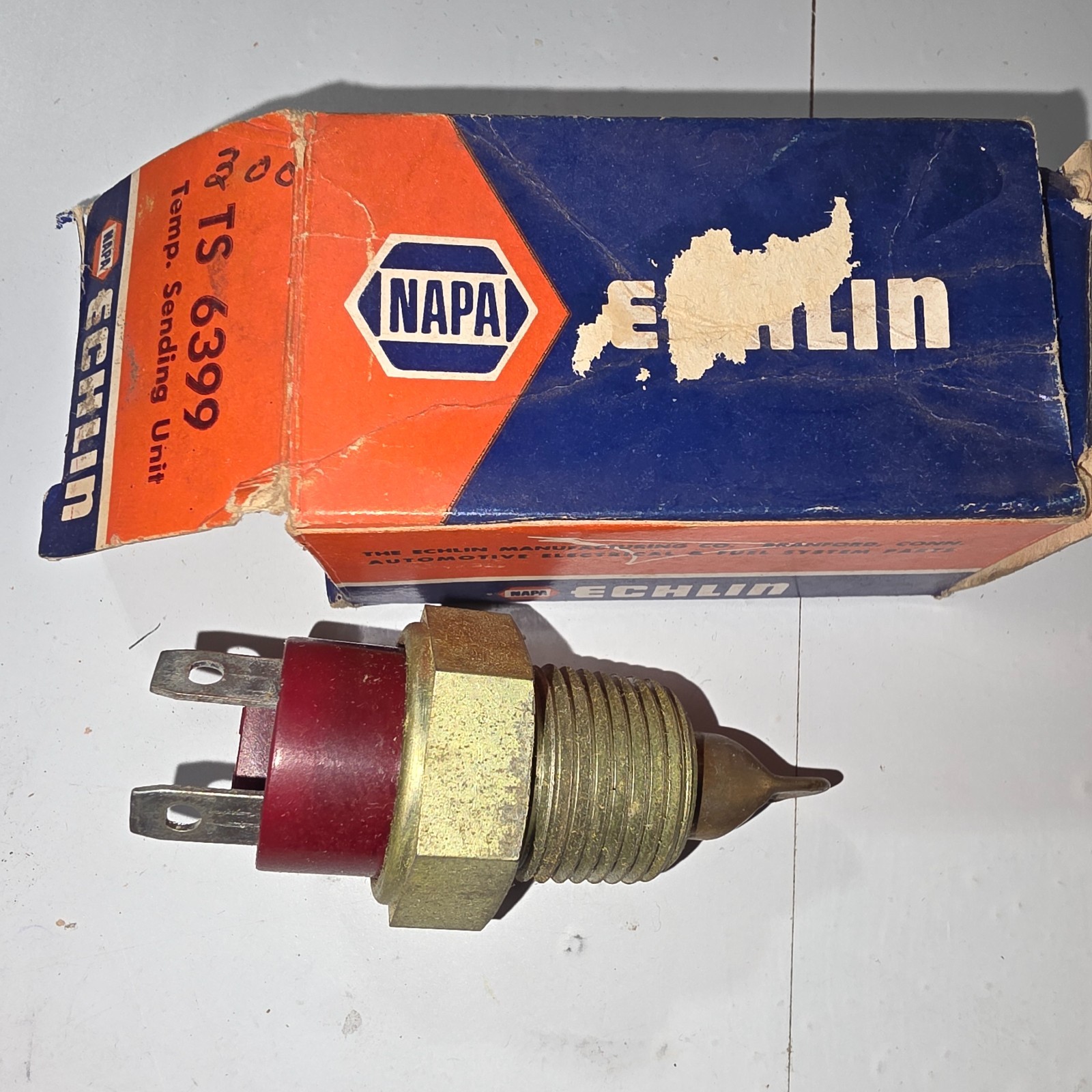NOS Vintage NAPA Echlin Temp. Sending Unit #TS 6399