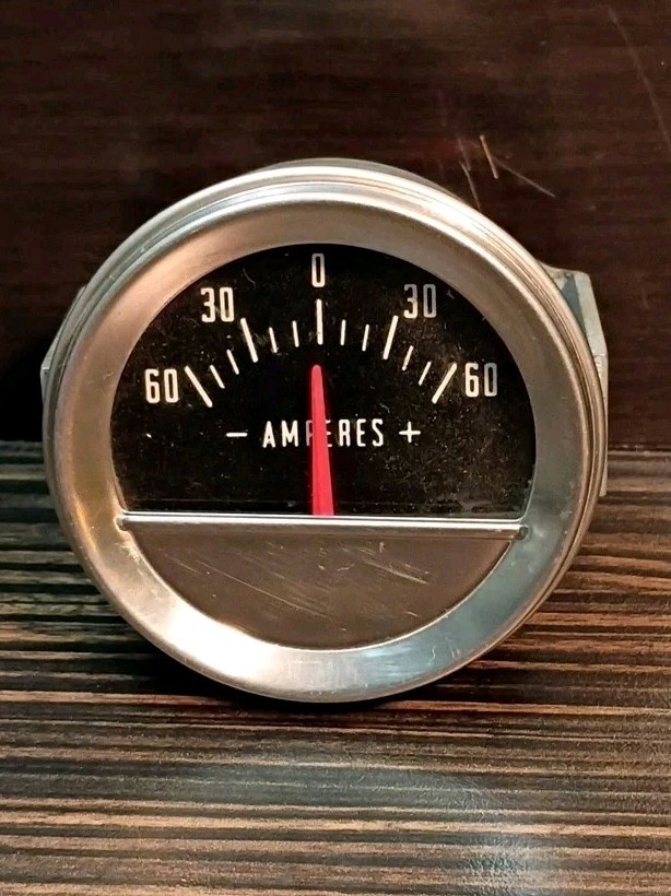 Dixco Made In USA Vintage 60-60 Amp 2″ Gauge – Cast Metal Case