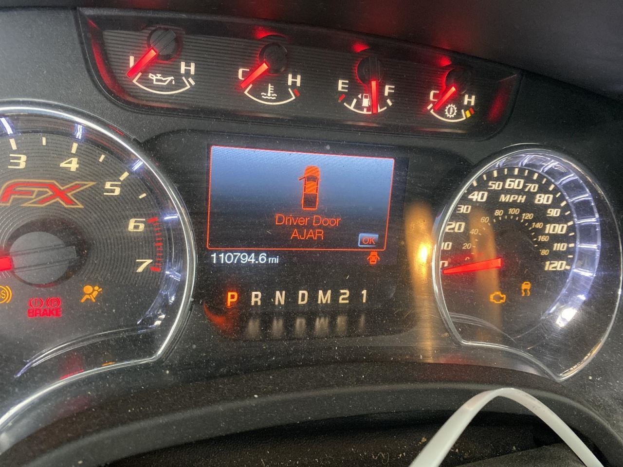 Speedometer Cluster KPH FX2 ID EL3T-10849-XA Fits 14 FORD F150 PICKUP 1003013