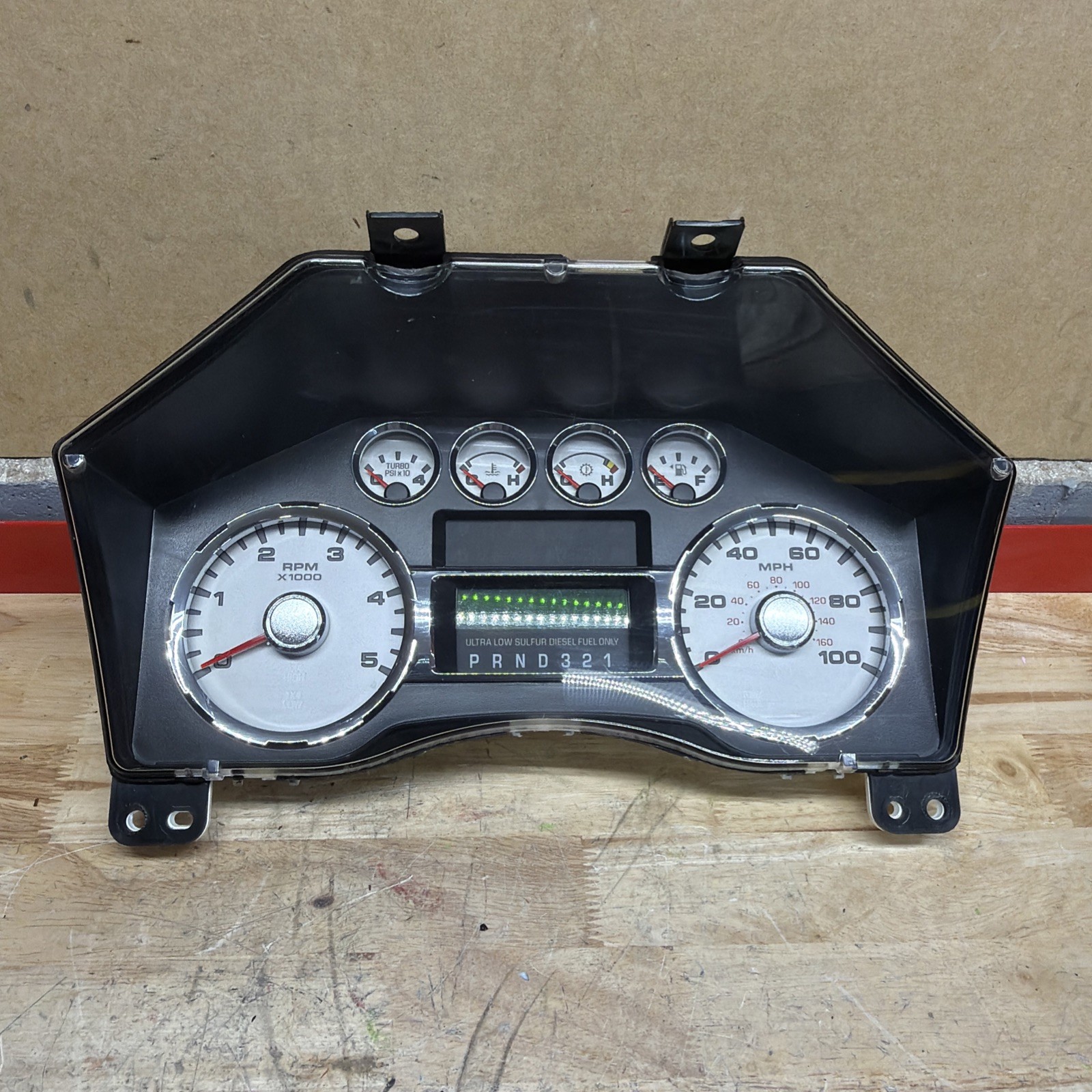 2008 FORD F250SD PICKUP Speedometer Cluster OEM | AT | Diesel | MPH 194k Miles
