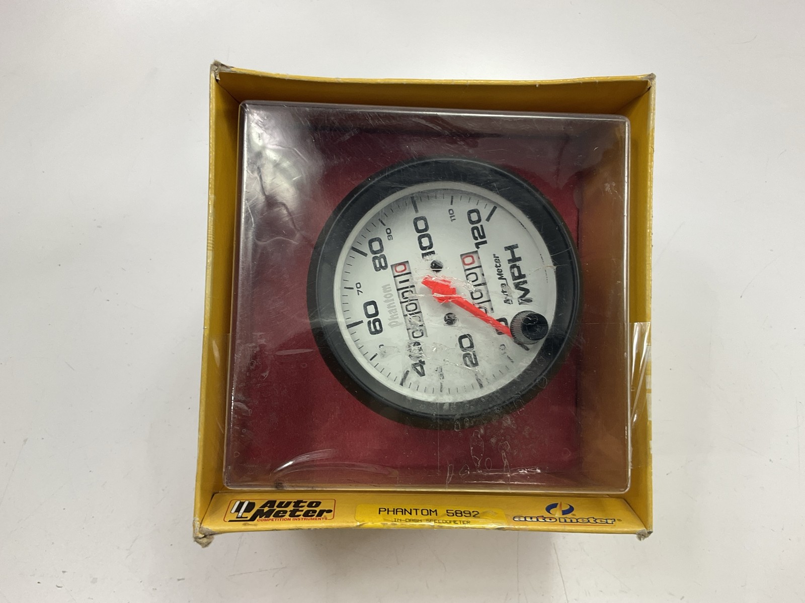 Auto Meter 5892 Phantom Series 3-3/8″ 120 MPH Mechanical Speedometer Gauge