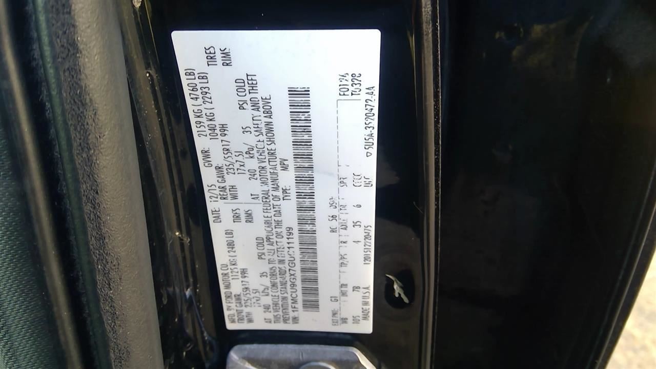 Escape Speedometer Cluster With Message Center MPH Fits 16 4938690
