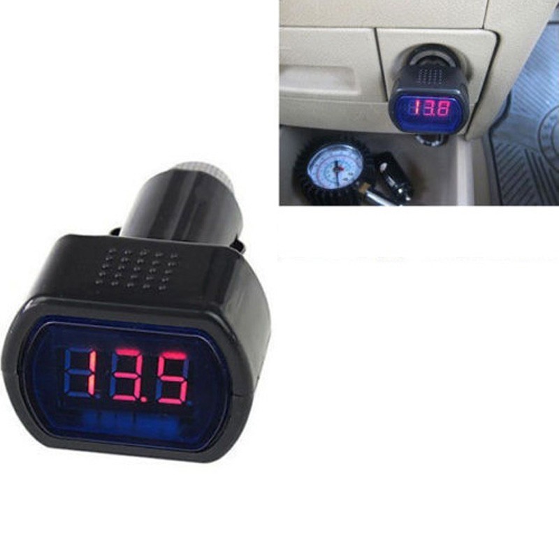 Meter Digital Volt Led 12v-24v Gauge Vehicle for MINI Monitor Car 12v~24v
