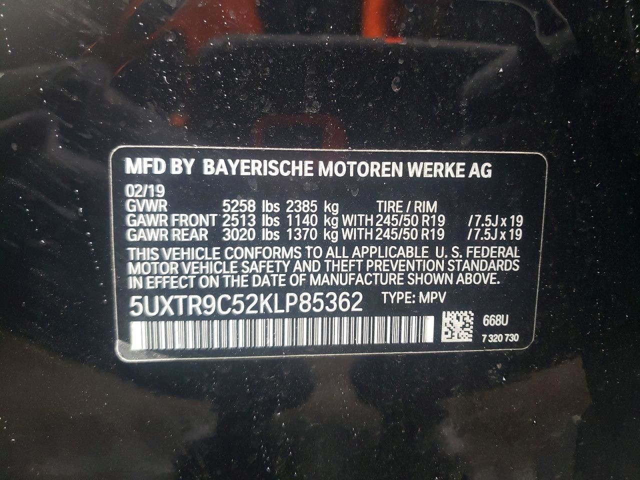 Speedometer Cluster Digital Without Plug-in Hybrid Fits 19-21 BMW X3 969258