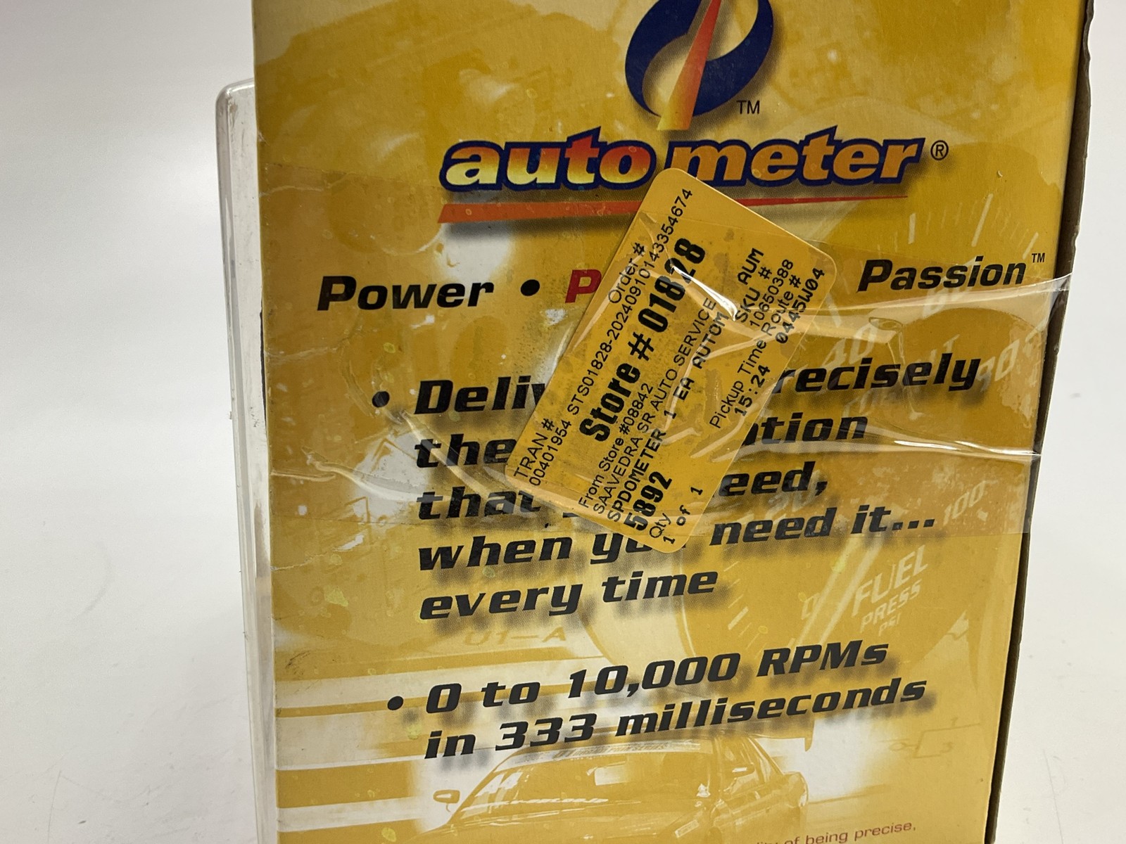 Auto Meter 5892 Phantom Series 3-3/8″ 120 MPH Mechanical Speedometer Gauge