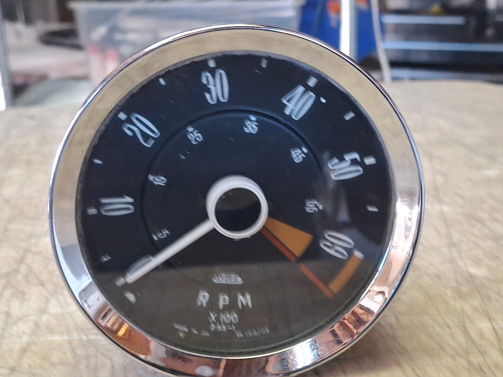 Vintage SMITHS JAEGER TACHOMETER Triumph Spitfire Mark I II III RV 1319/02