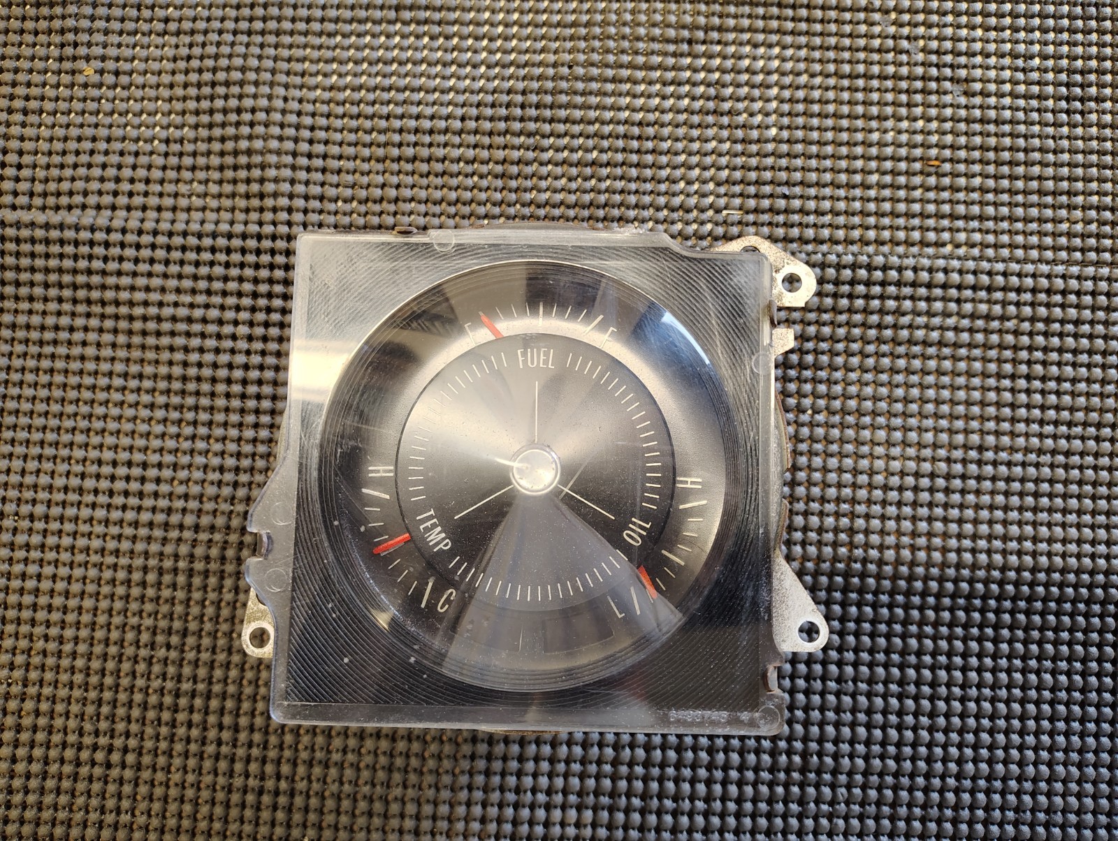 1970 Buick Skylark GS GSX Stage 1 OEM Pointed Lens Mechanical Gauge Unit 6492968