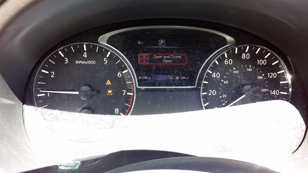 Speedometer Cluster 4 Cylinder MPH Base Fits 16-17 ALTIMA 81K MILES