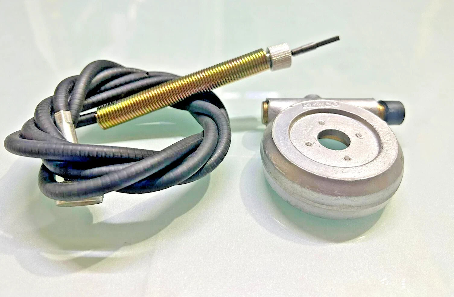 FIT FOR BSA NORTON TRIUMPH SMITH SPEEDO CABLE 64″ INCHES AND METAL DRIVE BOX
