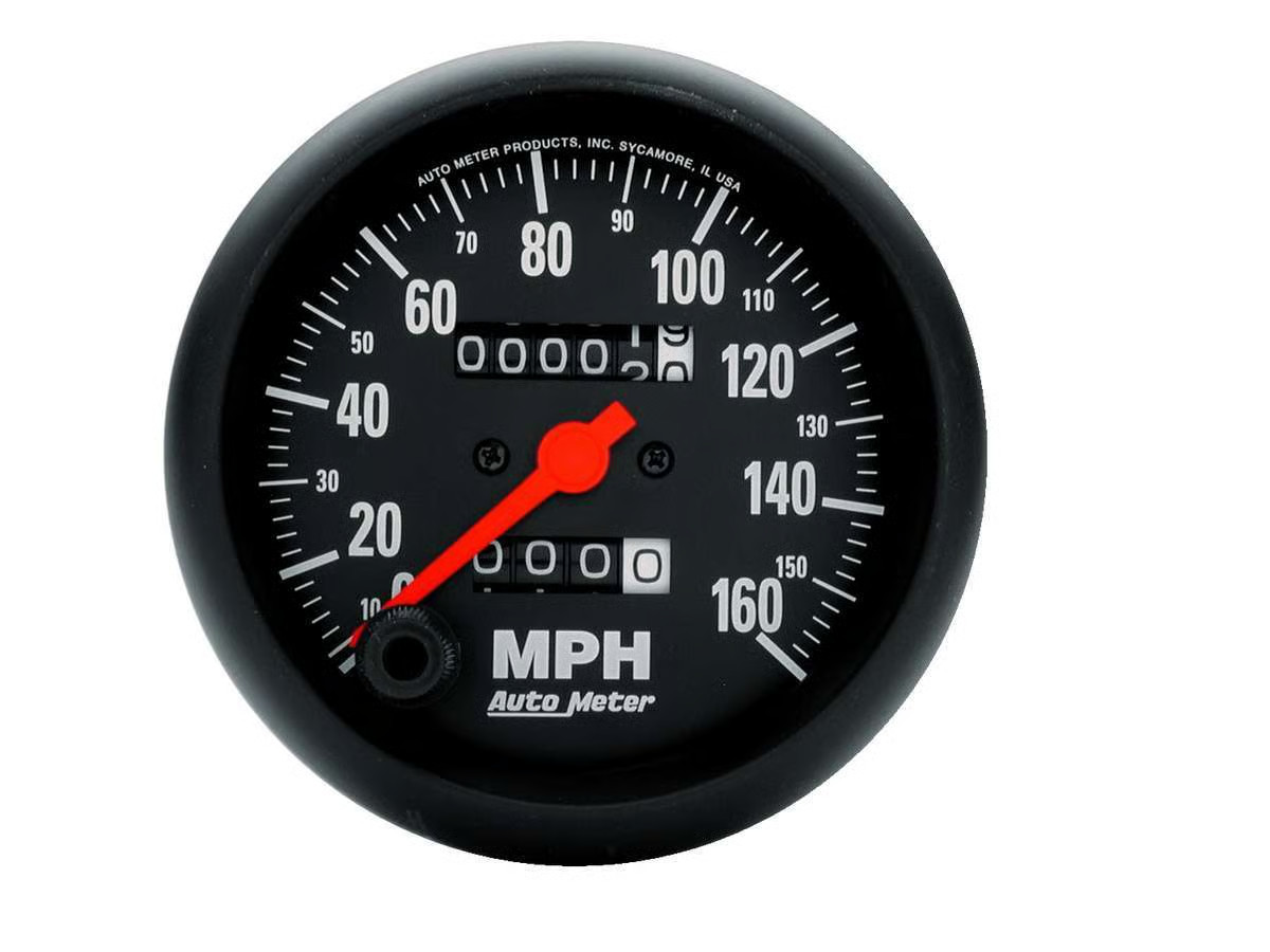 Autometer 2694 Z-Series Speedometer, 3-3/8″, 160 MPH , Mechanical
