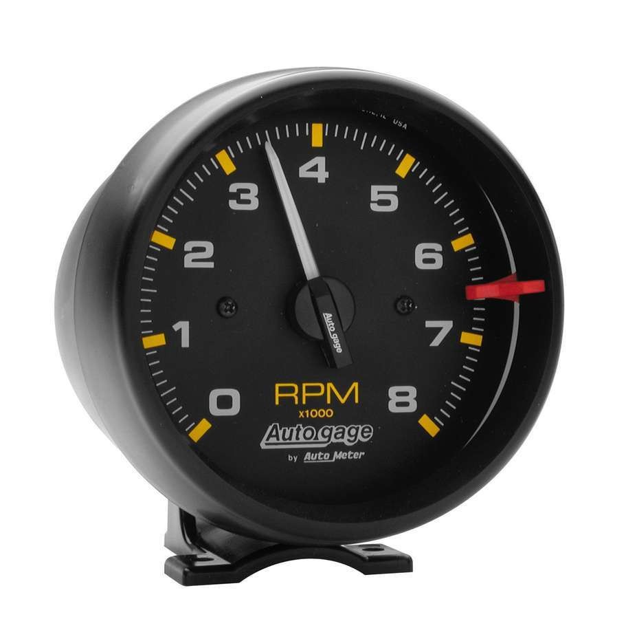 AutoMeter 2300 Autogage 3-3/4″ Analog Tachometer 0-8,000 RPM – Black Face NEW