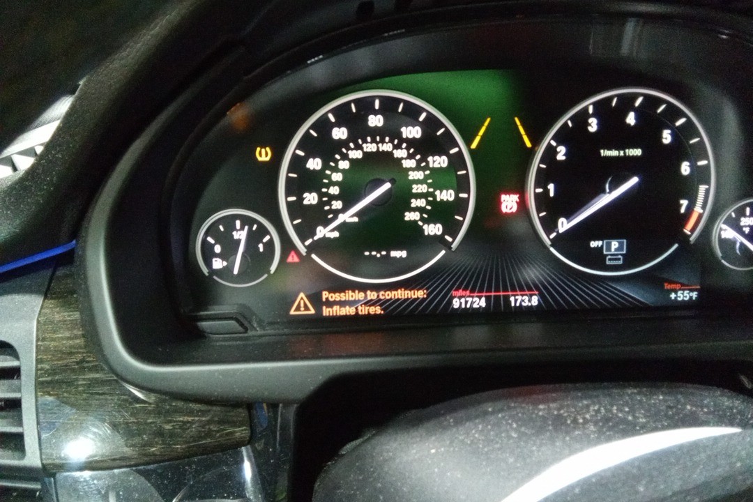 2018 X5 OE Speedometer Gauge Cluster 91K Miles BMW