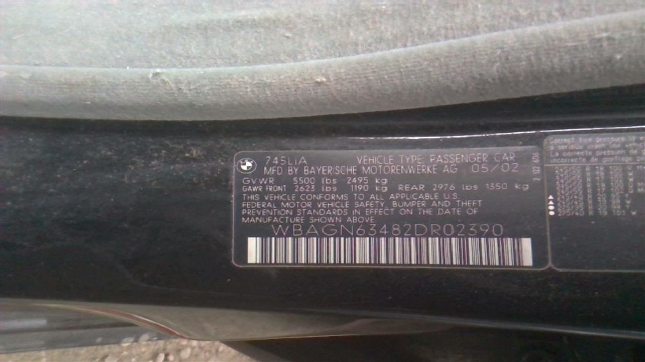 Speedometer Cluster MPH Fits 03-08 BMW 760i 30679995